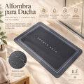 Alfombra antideslizante de secado rápido para baño
