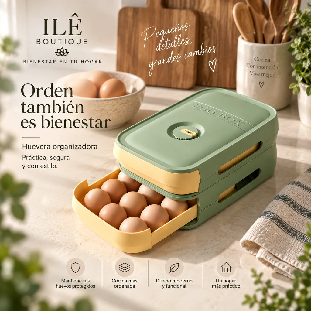 Organizador de Huevos Apilable
