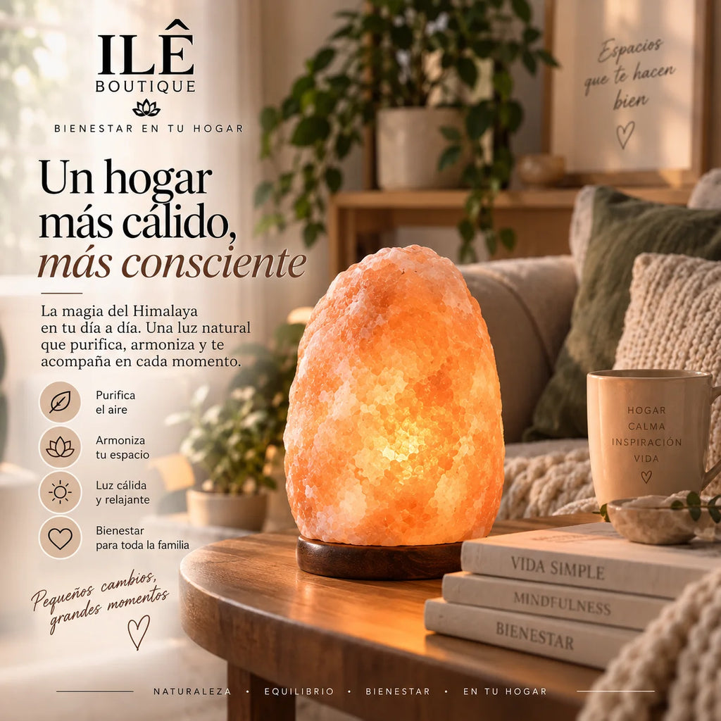 Lámpara de Sal del Himalaya
