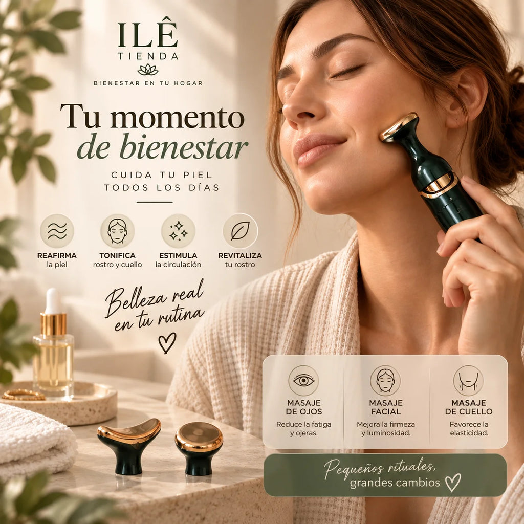Masajeador Facial 3 En 1
