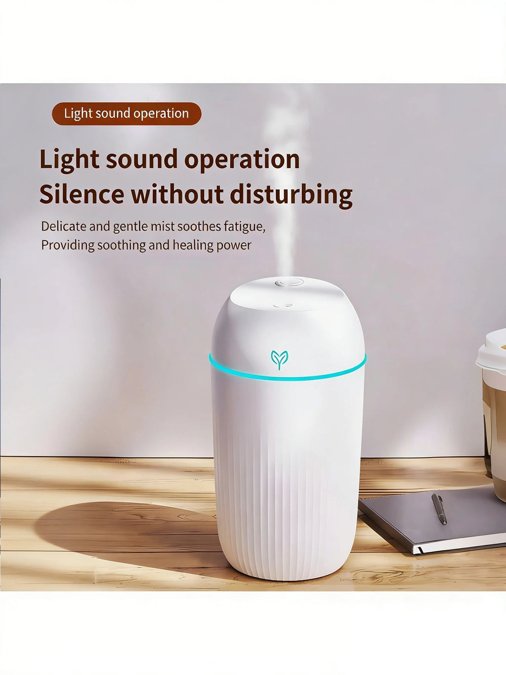 420ml Portable USB Ultrasonic Air Mini Humidifier Essential Oil Diffuser Car Purifier Aroma Anion Mist Maker
